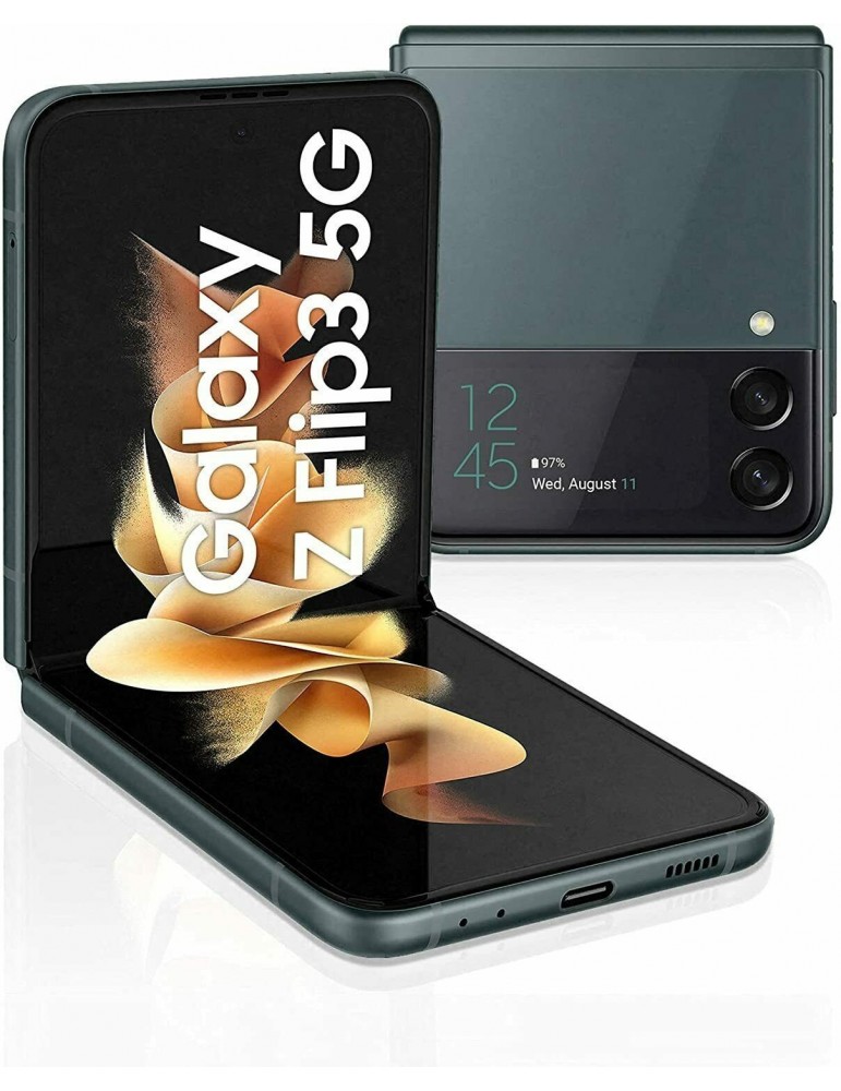 Samsung Galaxy Z Flip 3 128GB Verde 5G Dual Sim 8GB Brand Operatore Italia F711B
