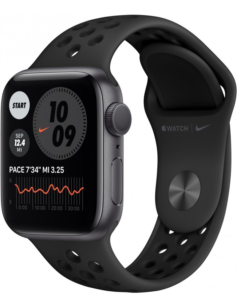 Watch Apple Watch Series 6 Nike GPS 44mm Grigio Aluminum Case with Sport Band Nero Europa