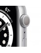 Apple Watch 6 40mm Quadrante Argento con cinturino Bianco GPS Europa