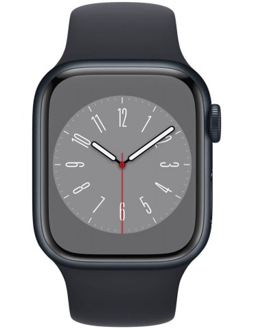 Apple Watch 8 45mm Quadrante Nero con cinturino Nero GPS Europa