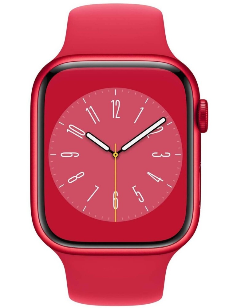 Apple Watch 8 45mm Quadrante Rosso con cinturino Rosso GPS Europa