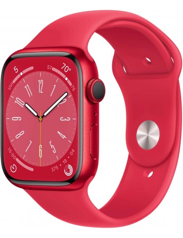 Apple Watch 8 45mm Quadrante Rosso con cinturino Rosso GPS Europa
