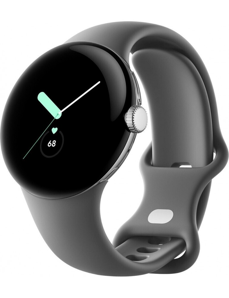 Smartwatch Google Pixel Watch 41mm Wi-Fi Argento con Cinturino Grigio
