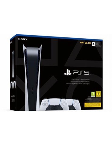 PlayStation 5 PS5 Digital 825GB + 2 DUALSENSE Europa