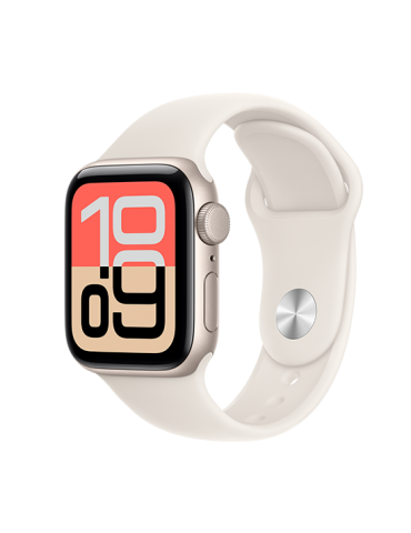 Apple Watch SE 3 44mm 2025 Quadrante Bianco con cinturino Bianco GPS Europa