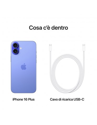 Apple iPhone 16 Plus 256GB Blu Oltremare Europa