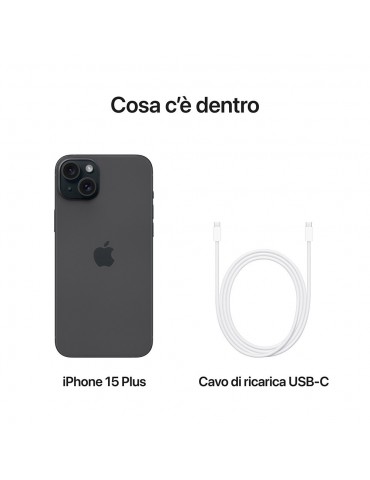 Apple iPhone 15 Plus 128GB Nero Europa
