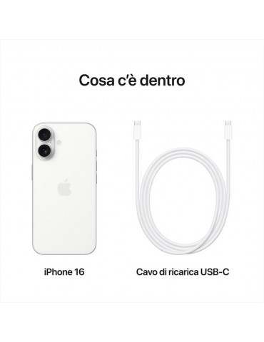 Apple Iphone 16 128GB Bianco MYE93HN/A