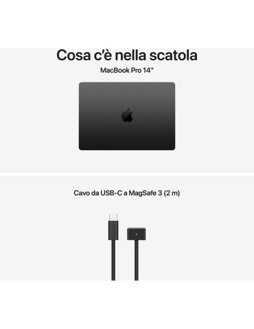 Apple MacBook Pro 2025 14" M5 10C/10G 16GB Ram 1TB Nero MDE14T/A