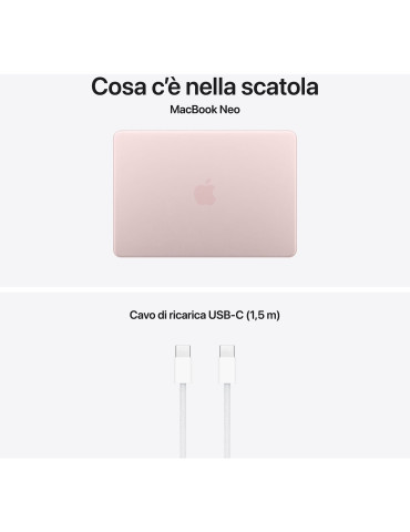 Apple MacBook Neo 2026 13" A18 Pro 8GB Ram 256GB Rosa MHFH4T/A