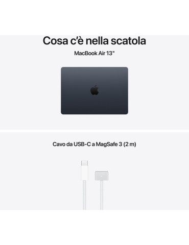 Apple MacBook Air 2026 13" 512GB M5 10C/8G 16GB Nero MDHE4T/A