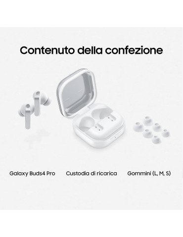 Samsung Galaxy Buds4 Pro Bianco Europa R640