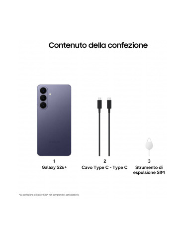 Samsung Galaxy S26+ 512GB Viola 5G Dual Sim 12GB Europa