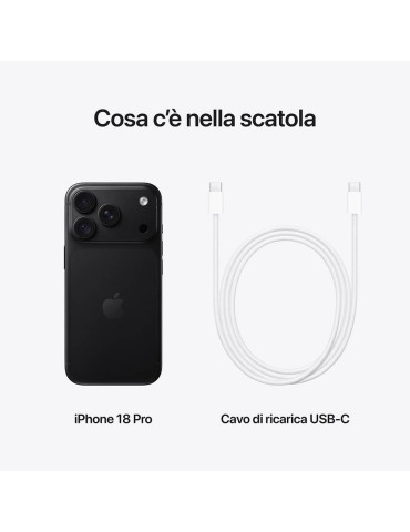 Apple iPhone 18 Pro 1TB Nero Europa