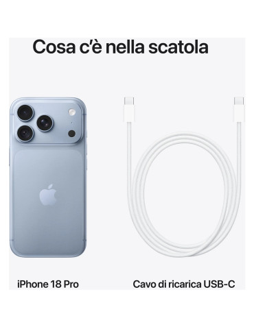 Apple iPhone 18 Pro 1TB Ghiacciaio Europa