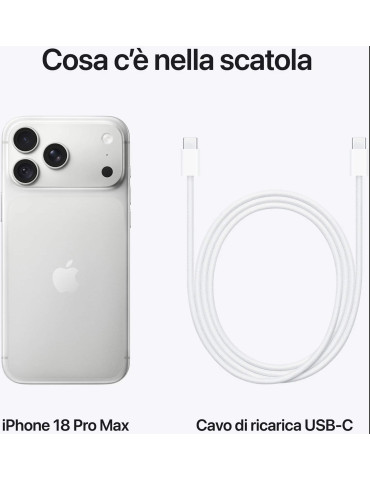 Apple iPhone 18 Pro Max 512GB Argento Europa