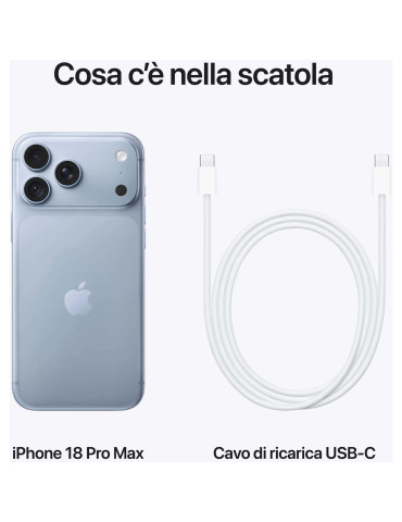 Apple iPhone 18 Pro Max 512GB Ghiacciaio Europa