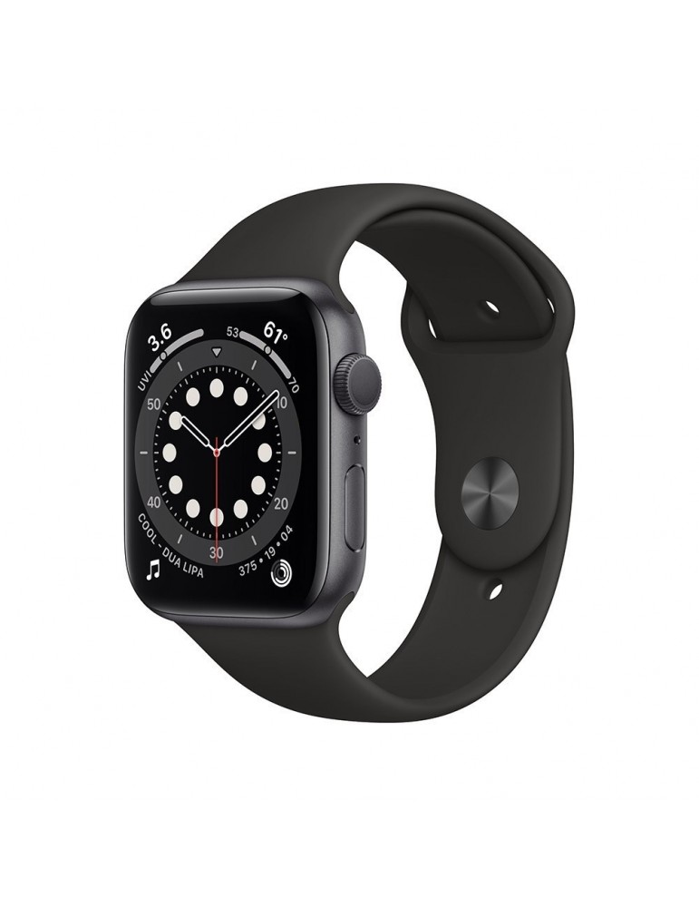 Apple Watch 6 44mm Quadrante Grigio con cinturino Nero Europa