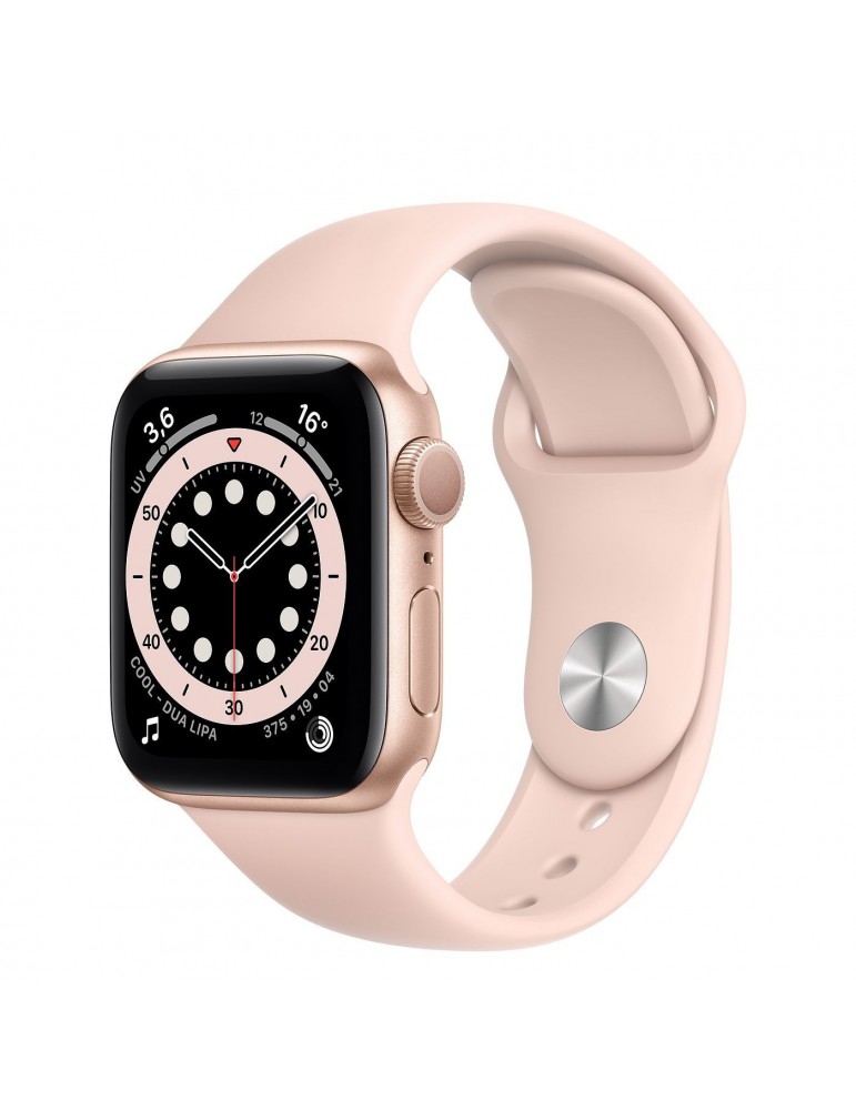 Apple Watch 6 44mm Quadrante Oro con cinturino Rosa GPS Europa