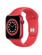 Apple Watch 6 44mm Quadrante Rosso con Cinturino Rosso GPS Europa